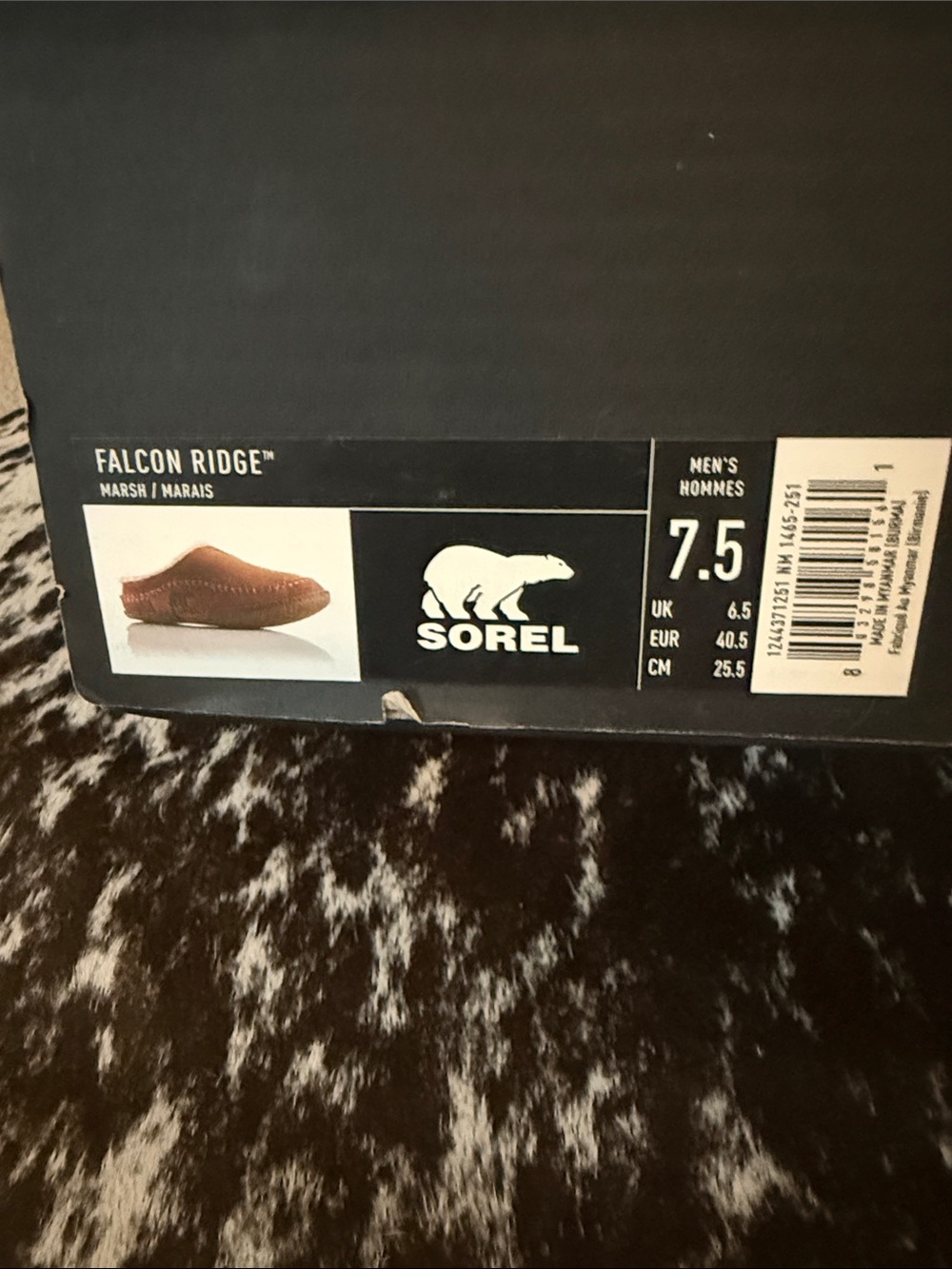 Sorel Falcon Ridge Men's Slip-On Moccasin - Marsh Brown